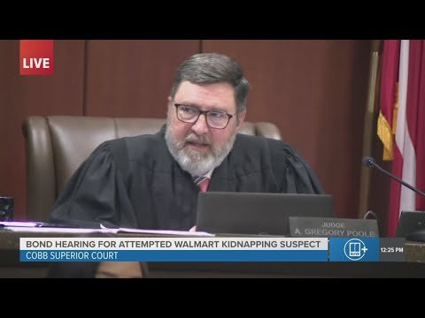 Judge issues ruling on granting bond for Walmart attempted kidnapping suspect