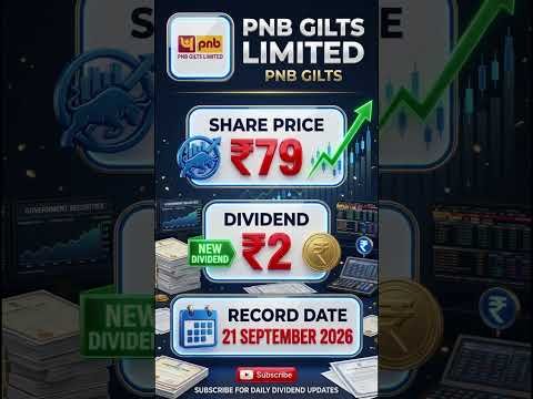 Rs. 2 PNB Gilts dividend 2026 dividend stocks September 2026