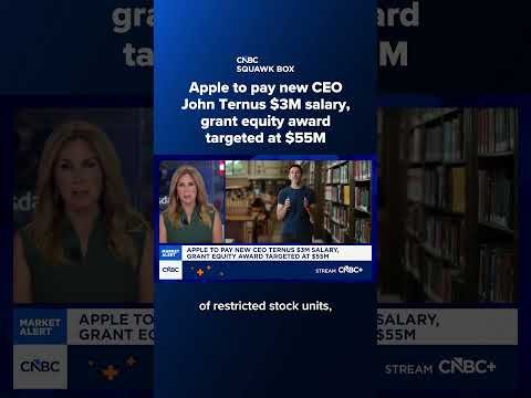 Apple to pay new CEO John Ternus M salary, grant equity award targeted at M